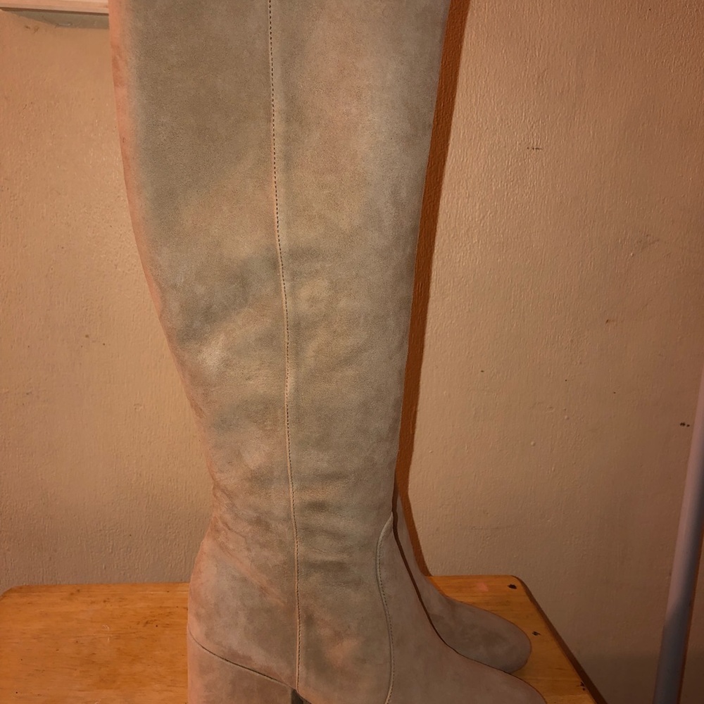 COPY - Tan suede Sam Edelman to the knee boots. New. Never worn. No box.